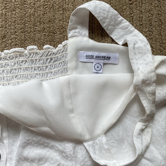 Good American The Bustier Dress, Ivory Leopard - Picture 13 of 17